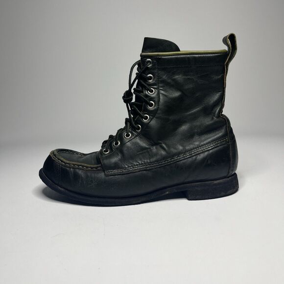 Vintage Browning Women's Lady's Featherweights Black Leather Boots 9A - Picture 6 of 16